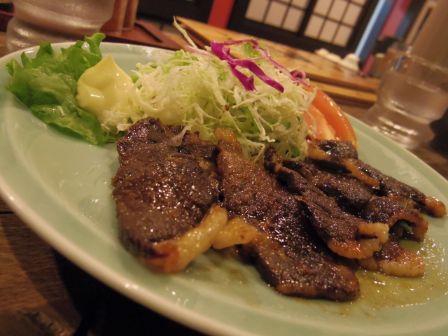 鹿肉ステーキ