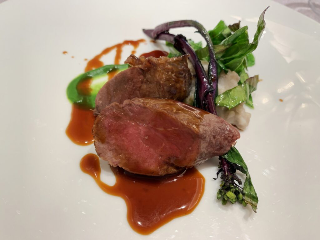 鹿肉のグリル